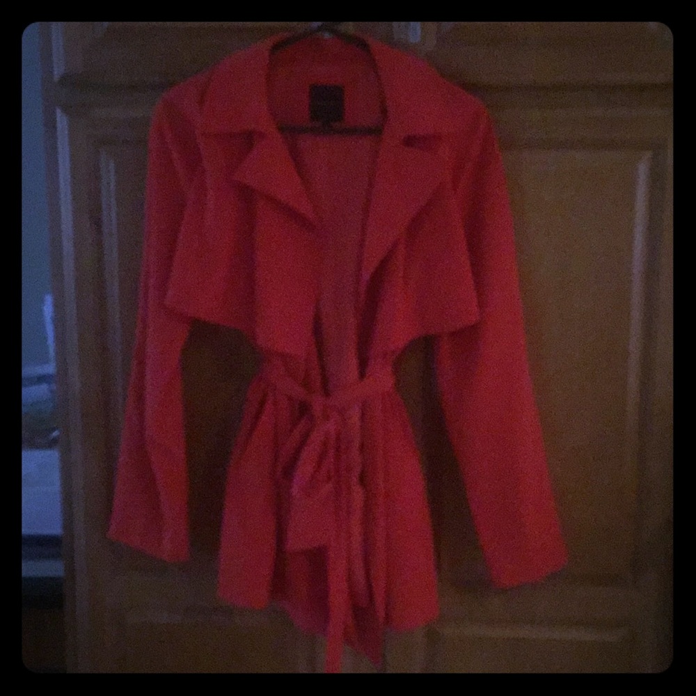 The Limited - Coral Raincoat - Size 6
